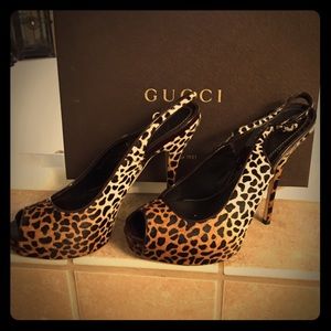 Gucci Sophia Pony Hair Slingbacks!